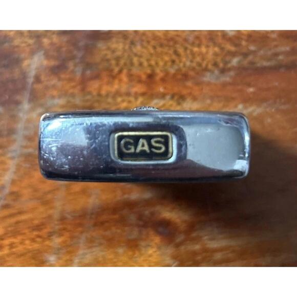 Vtg Ross Lite Windproof Butane Gas Cigarette Lighter Brushed Chrome Japan Tested - Picture 3 of 15